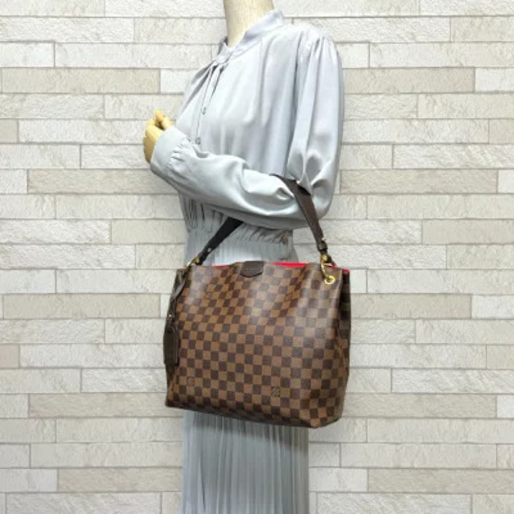 Louis Vuitton Brown Shoulder Graceful Damier Canvas Bag